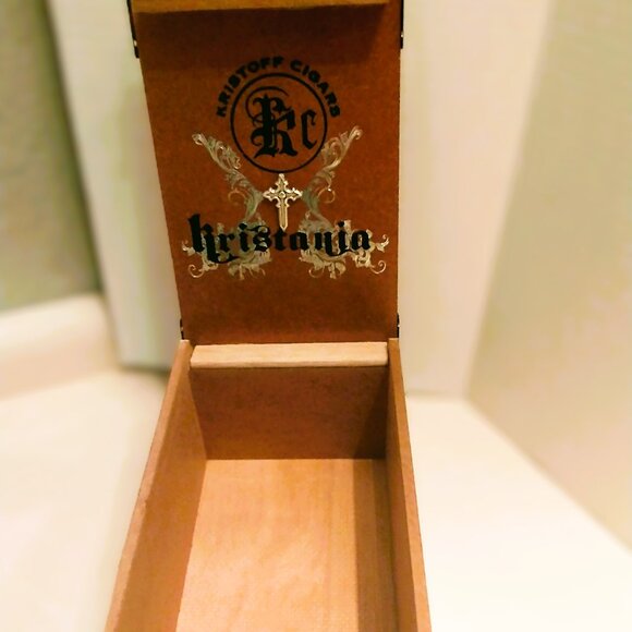 Suenos de Saundra Upcycled, Extremely Rare Kristoff Cigar Box, Storage/Stash Box - Picture 8 of 12